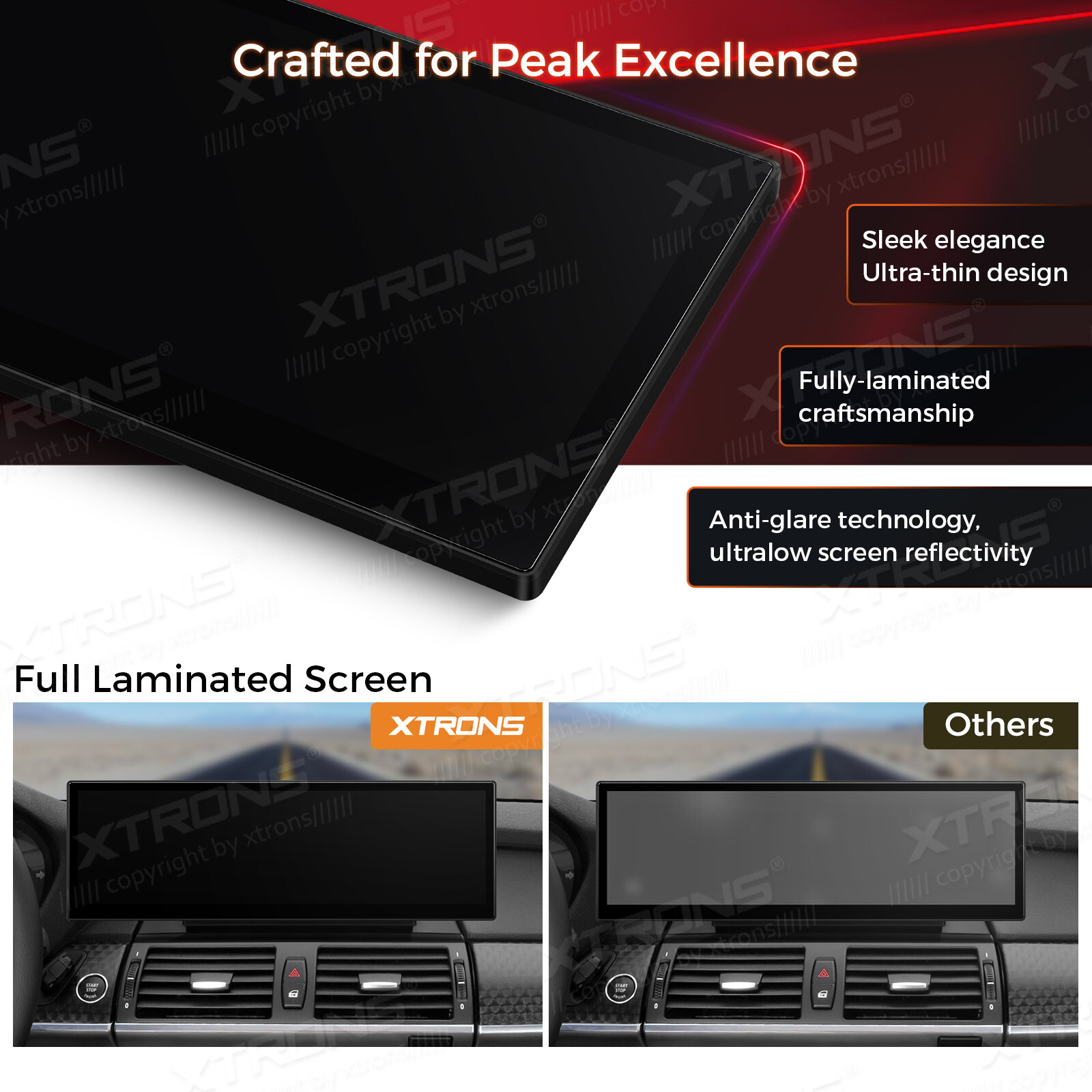 Android 14 Stereo for BMW X5 E70 X6 E71 14.9 inch Screen Wireless CarPlay 4G 64G