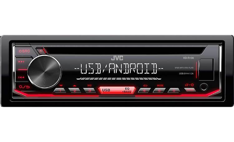 JVC KD-R490 Single-Din CD Receiver with AM/FM tuner RB