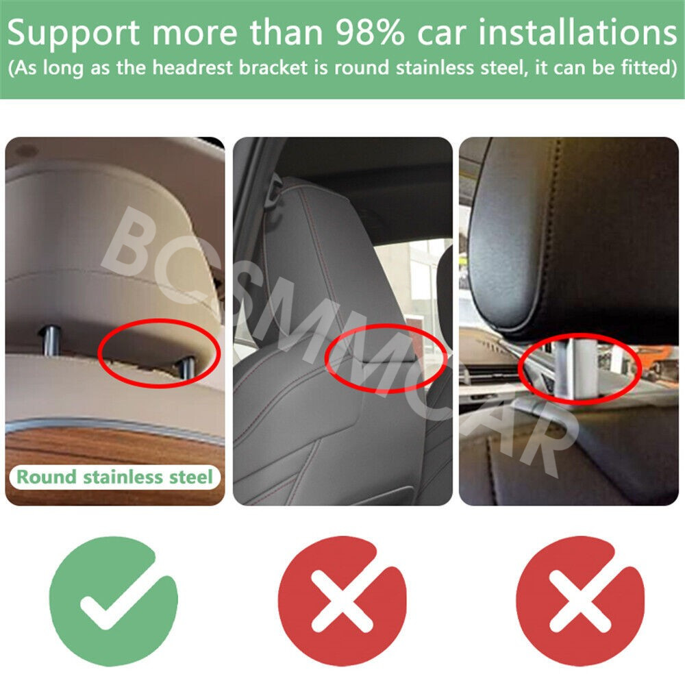 Dual HMDI Car Headrest Monitor Touch Screen Video Music Player For Car Rear Seat