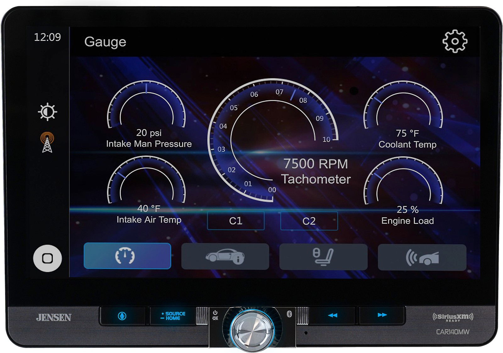 Jensen CAR140MW-R Digital Multimedia Receiver