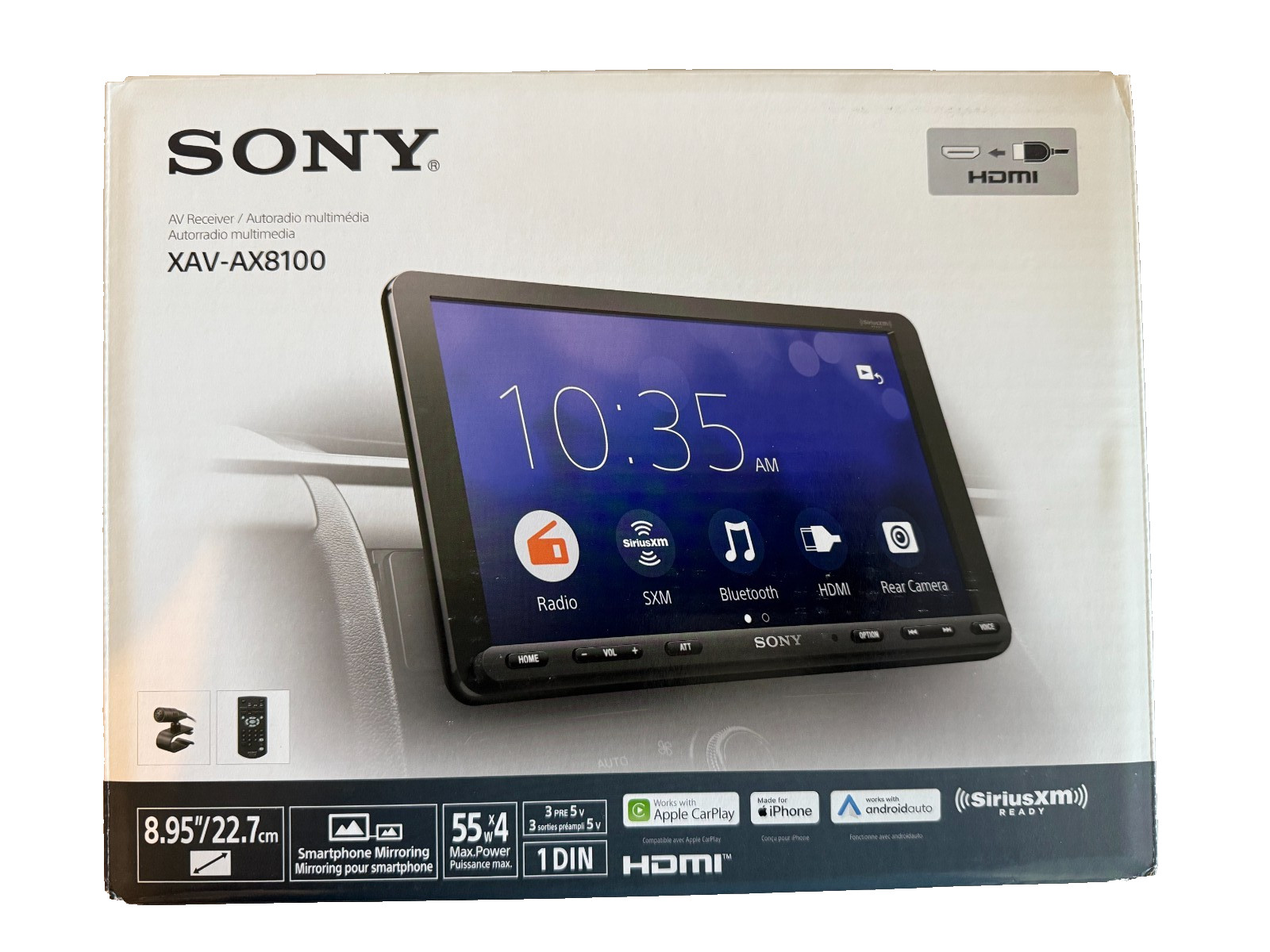 Sony XAV-AX8100 AV Receiver 8.95″ – Brand New