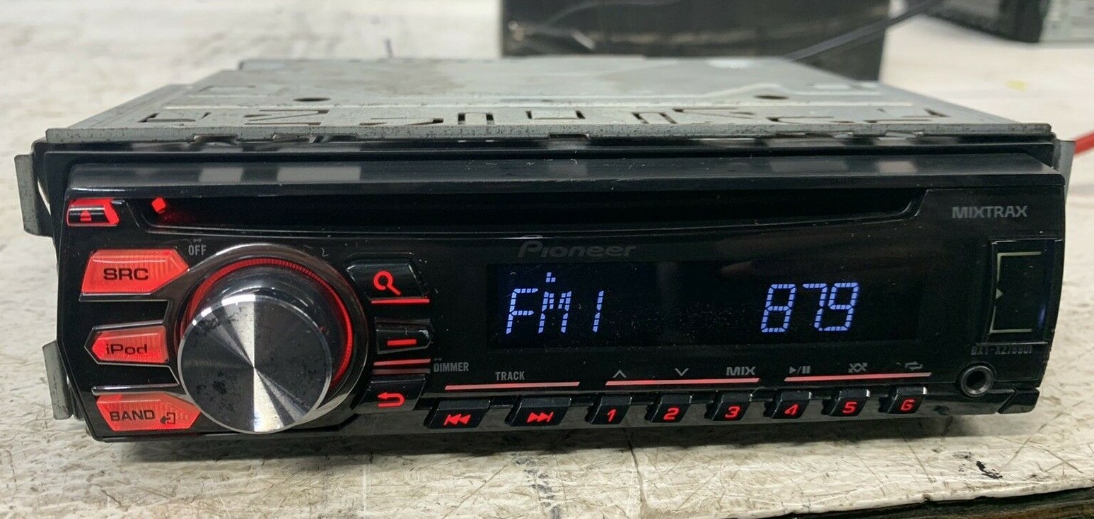 Pioneer DXT-X2769UI Mixtrax single din radio stereo CD player AUX USB tested