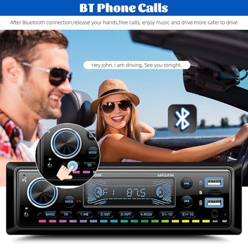 Single Din Bluetooth Multimedia Car Stereo Radio MP3 MP3 with SD Card