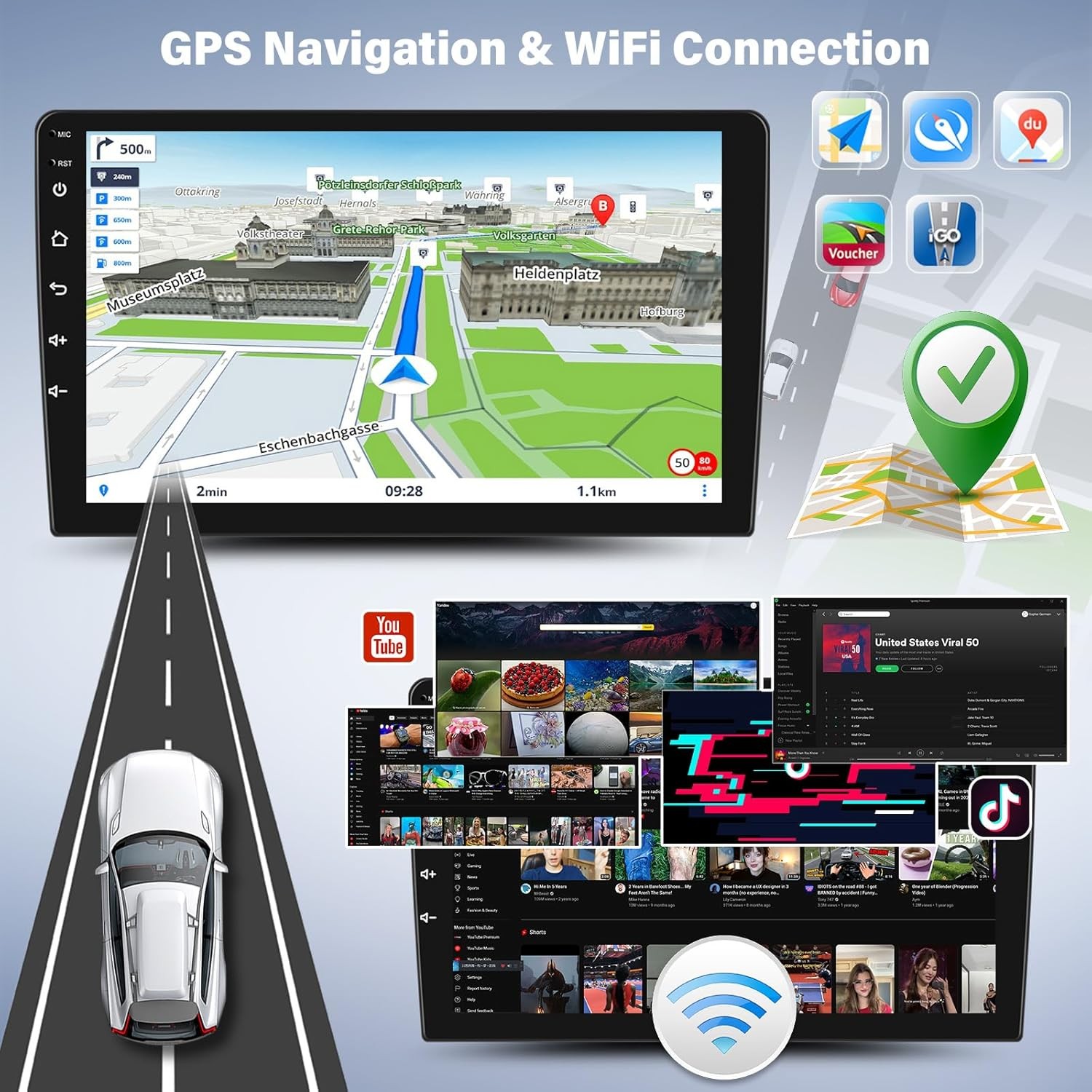 Para 2004-2008 Ford F-150 Android13 Carplay Coche Estéreo Radio GPS Portátil 32G