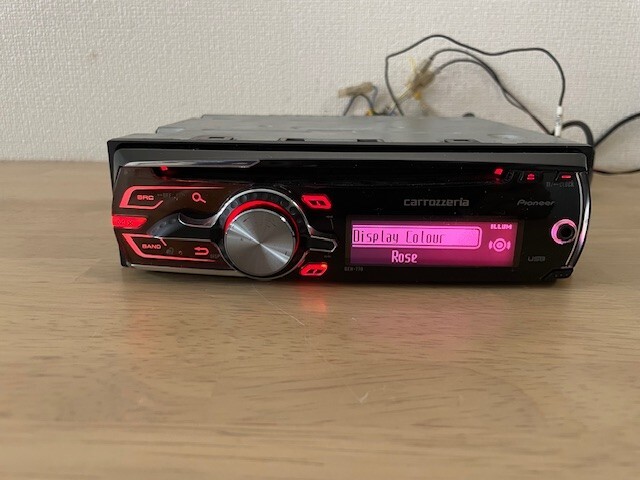 Pioneer Carrozzeria DEH-770 1Din Car Audio CD Player Operation Confirmed
