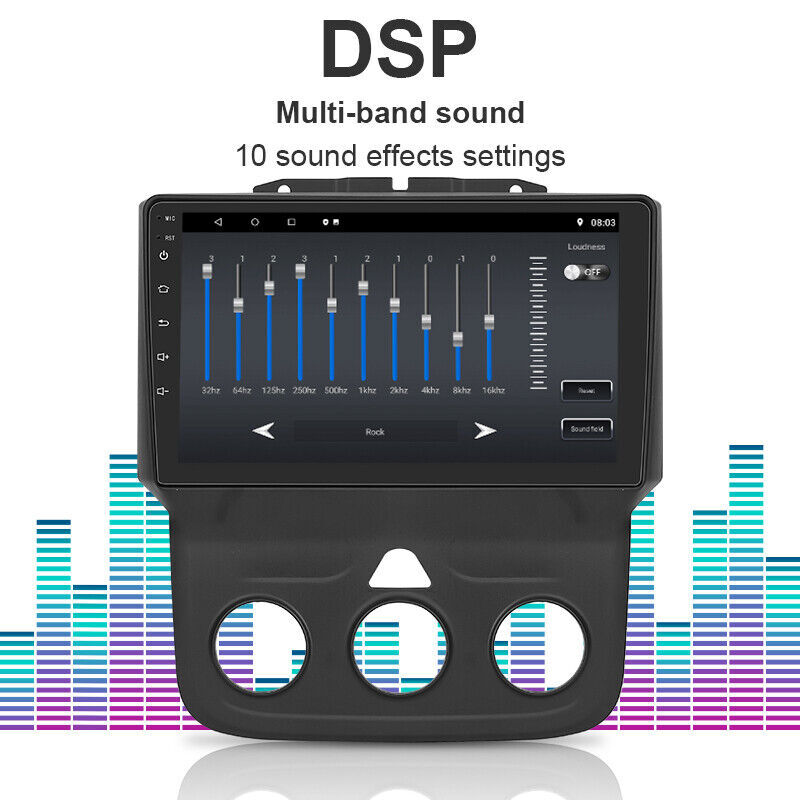 Car Stereo Upgrade For Dodge Ram 1500 2500 3500 2013-2018 Android Radio Carplay