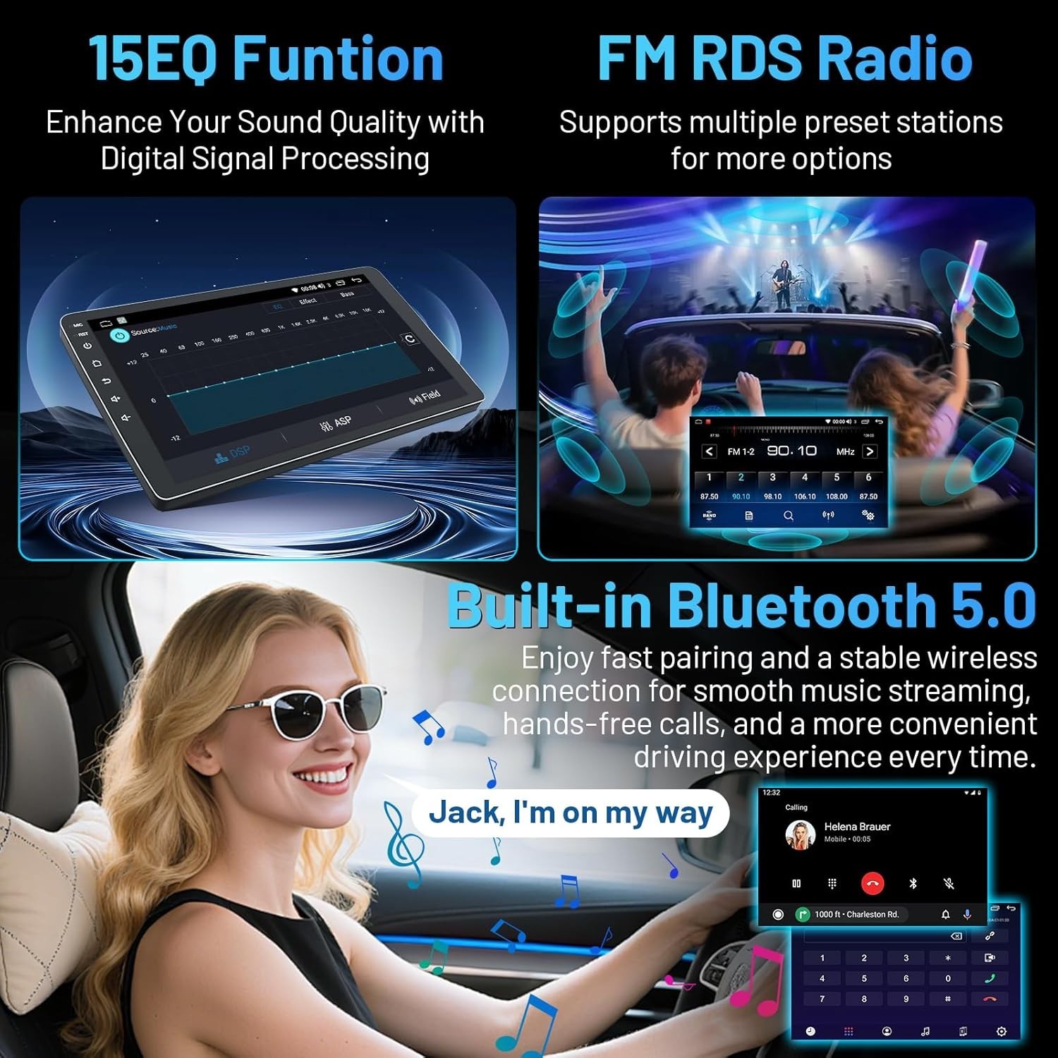 Upgrade 4Core+64GB Car Radio for Nissan Altima 2007-2012: Android 13 Stereo 9″ I