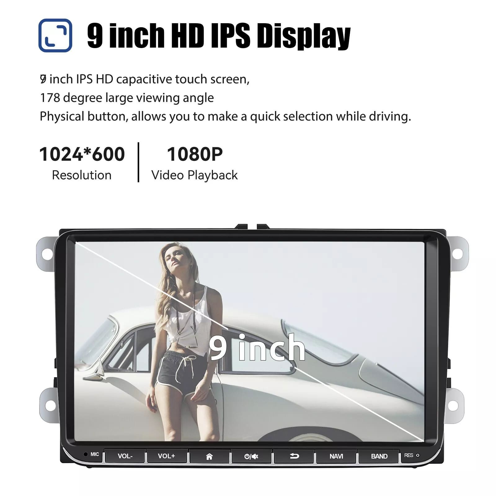 Android 13 For VW Volkswagen Jetta Passat Car Stereo Radio Carplay GPS Navi 32GB