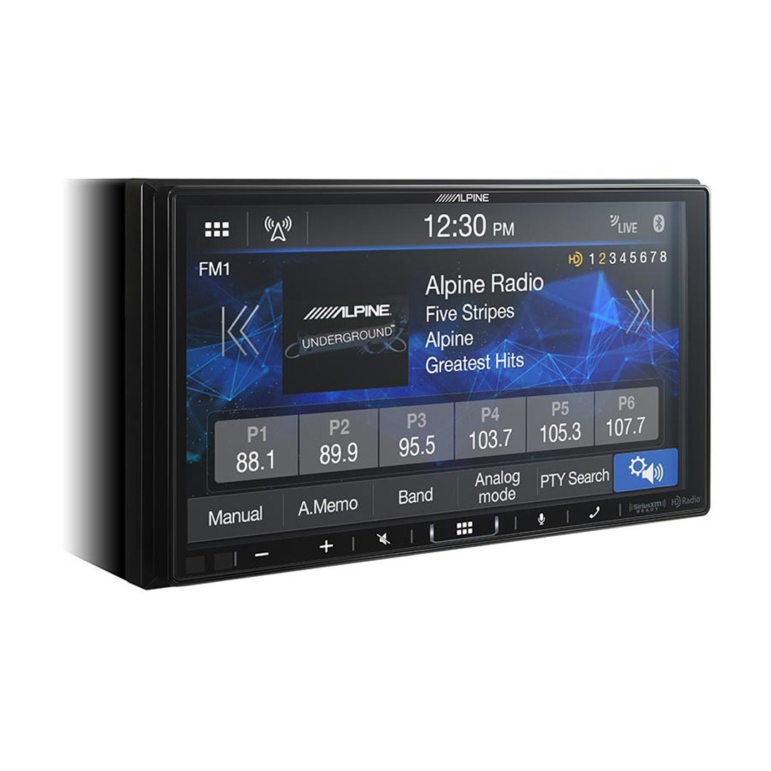 Alpine iLX-407, 7″ 2DIN Digital Media Receiver w/ CarPlay & Android Auto (OB)