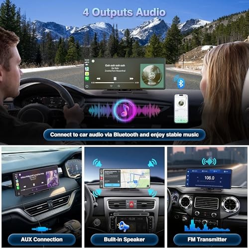Carplay Screen for Car, 10.26” Upgrade Wireless CarPlay & Android 10.26inch