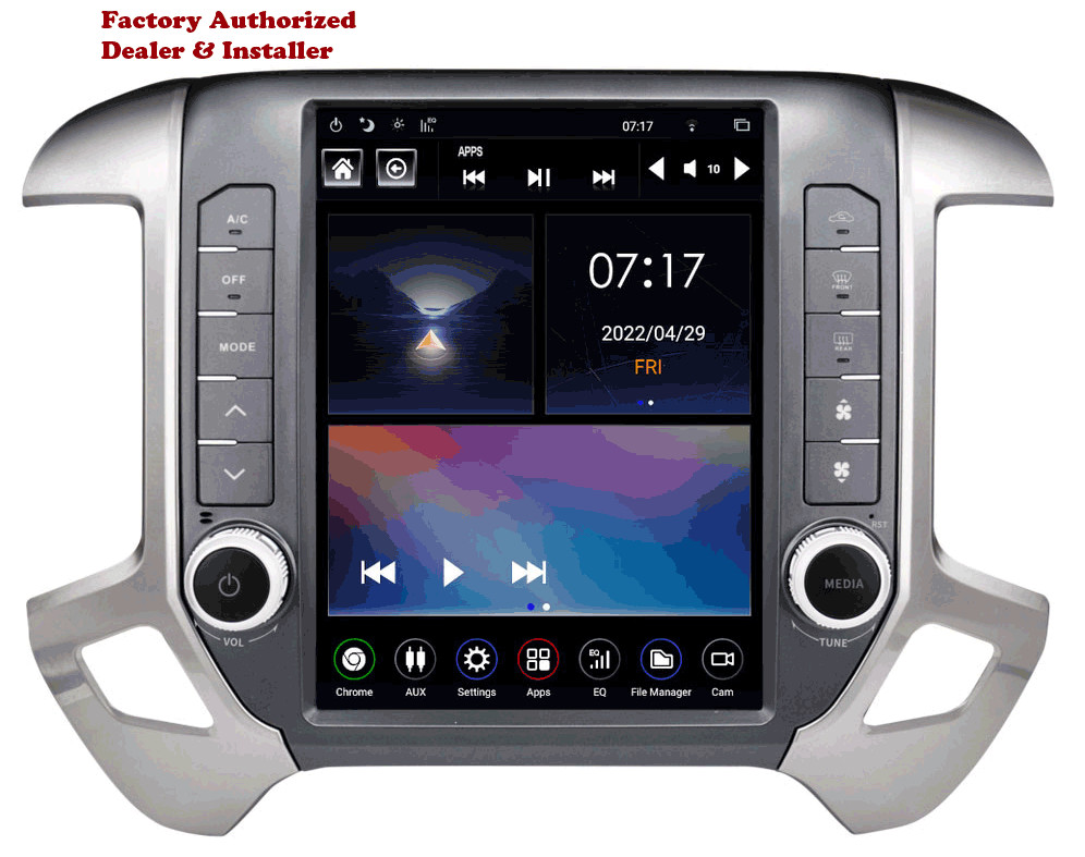 Linkswell Gen5 T-style Radio for GMC Silverado Sierra 2014-2018 TS-GMPU12-1RR-5S