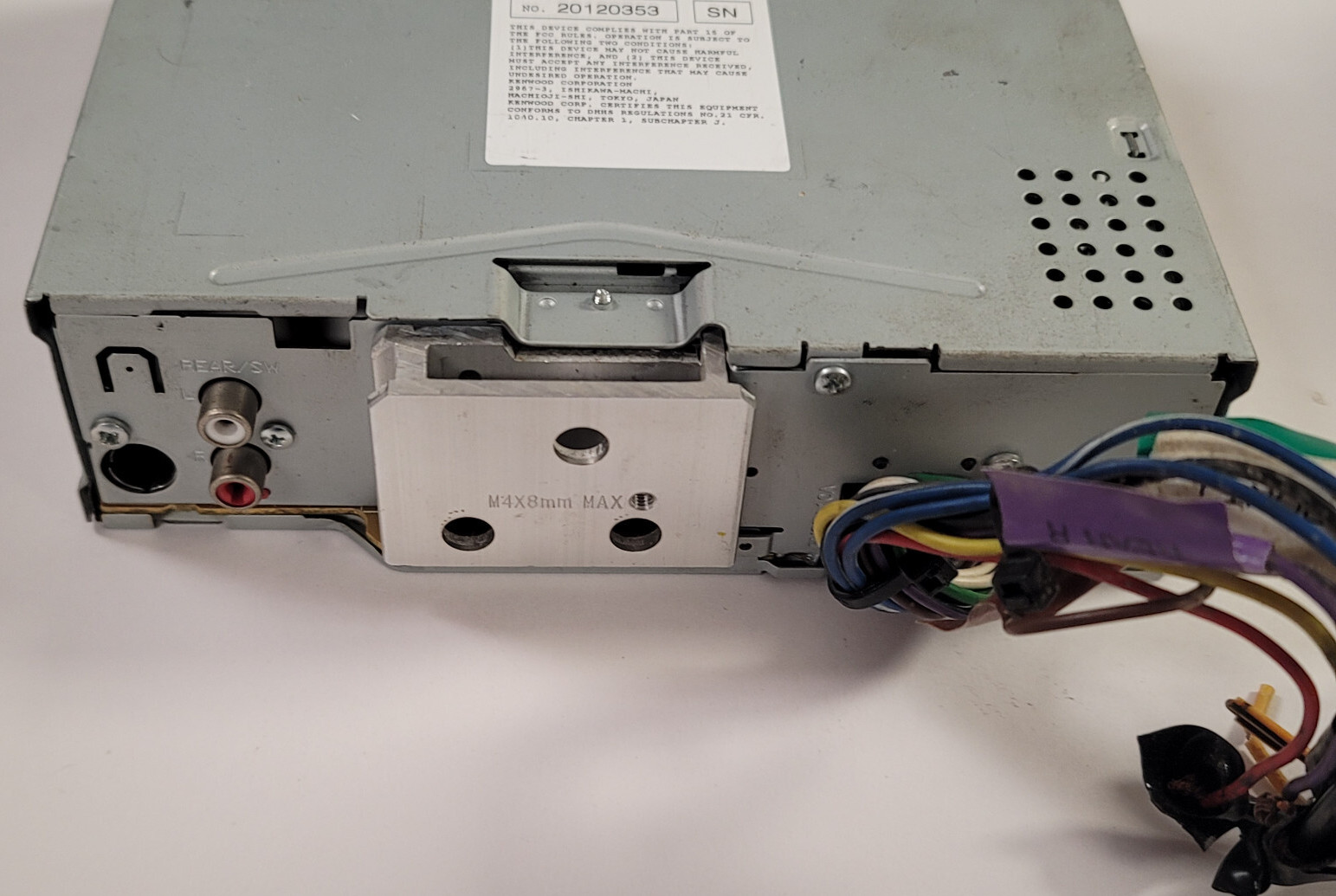 KENWOOD CD Car Stereo Receiver KDC-152 MP3/WMA/AUX/AM/FM + Wiring Harness