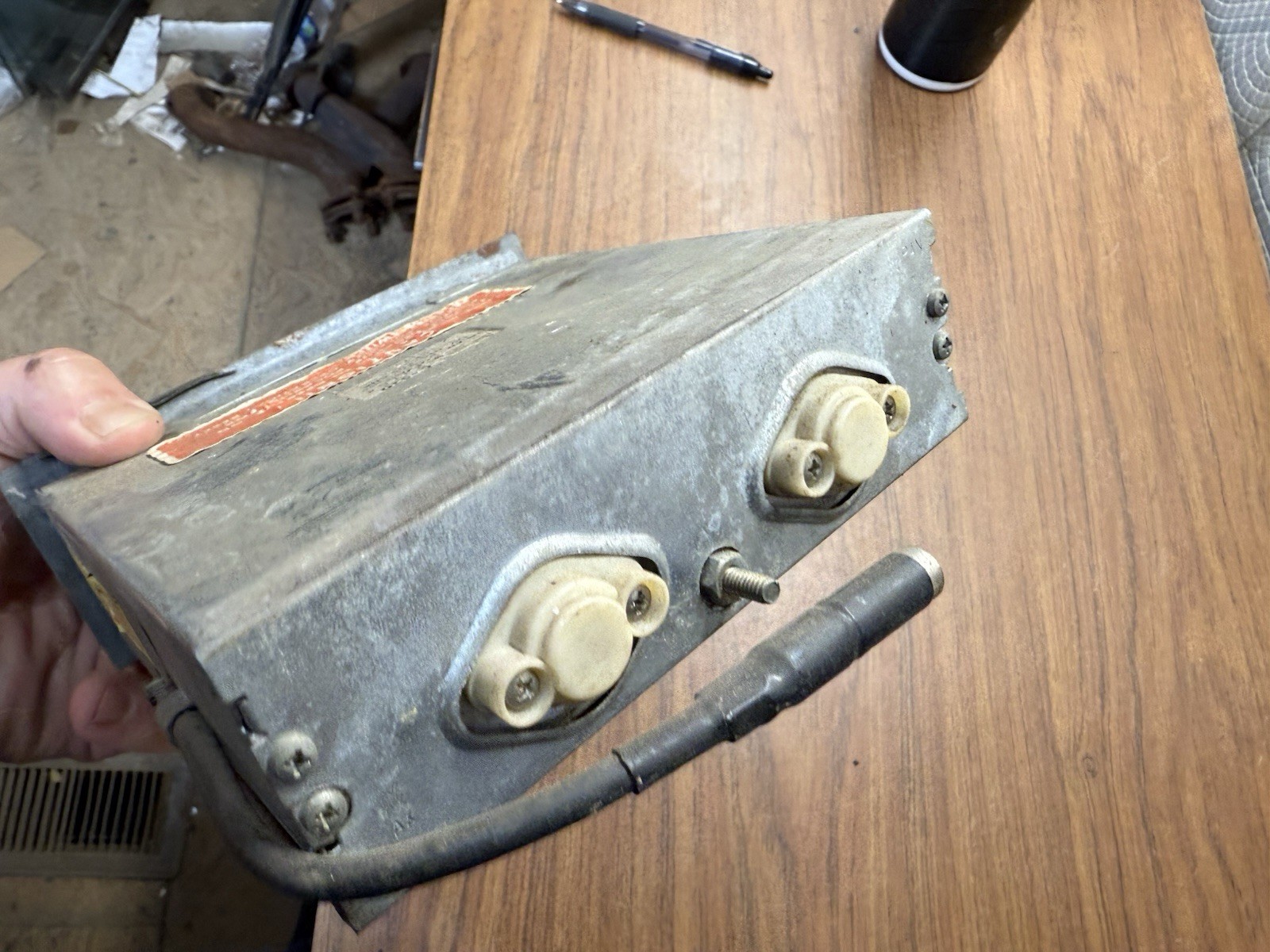 Audiovox C-520 AM/FM 12v 12 Volt Radio #1 Untested