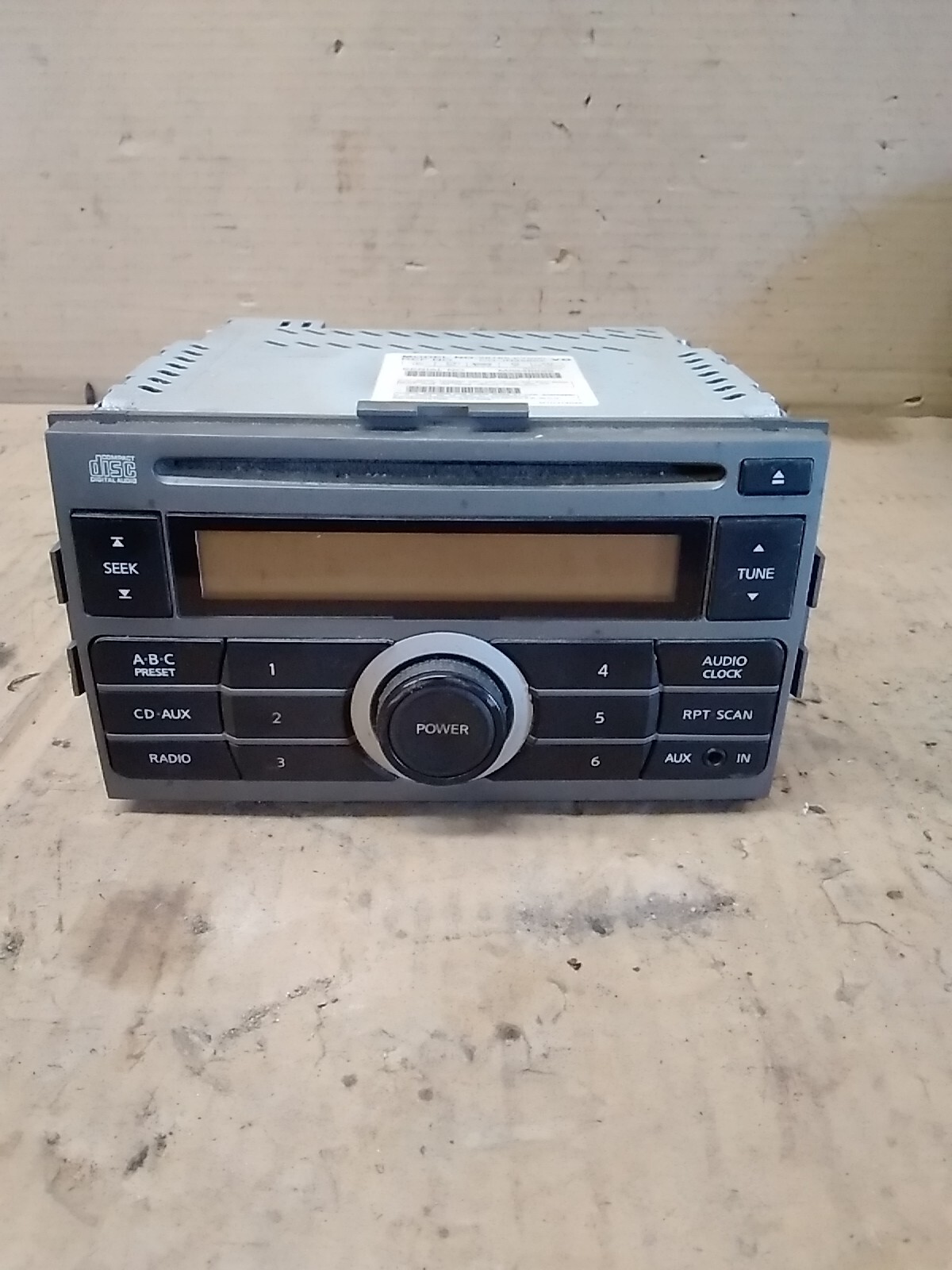 2007 2008 2009 NISSAN SENTRA AM FM STEREO CD WITHOUT SAT RADIO 28185ET000