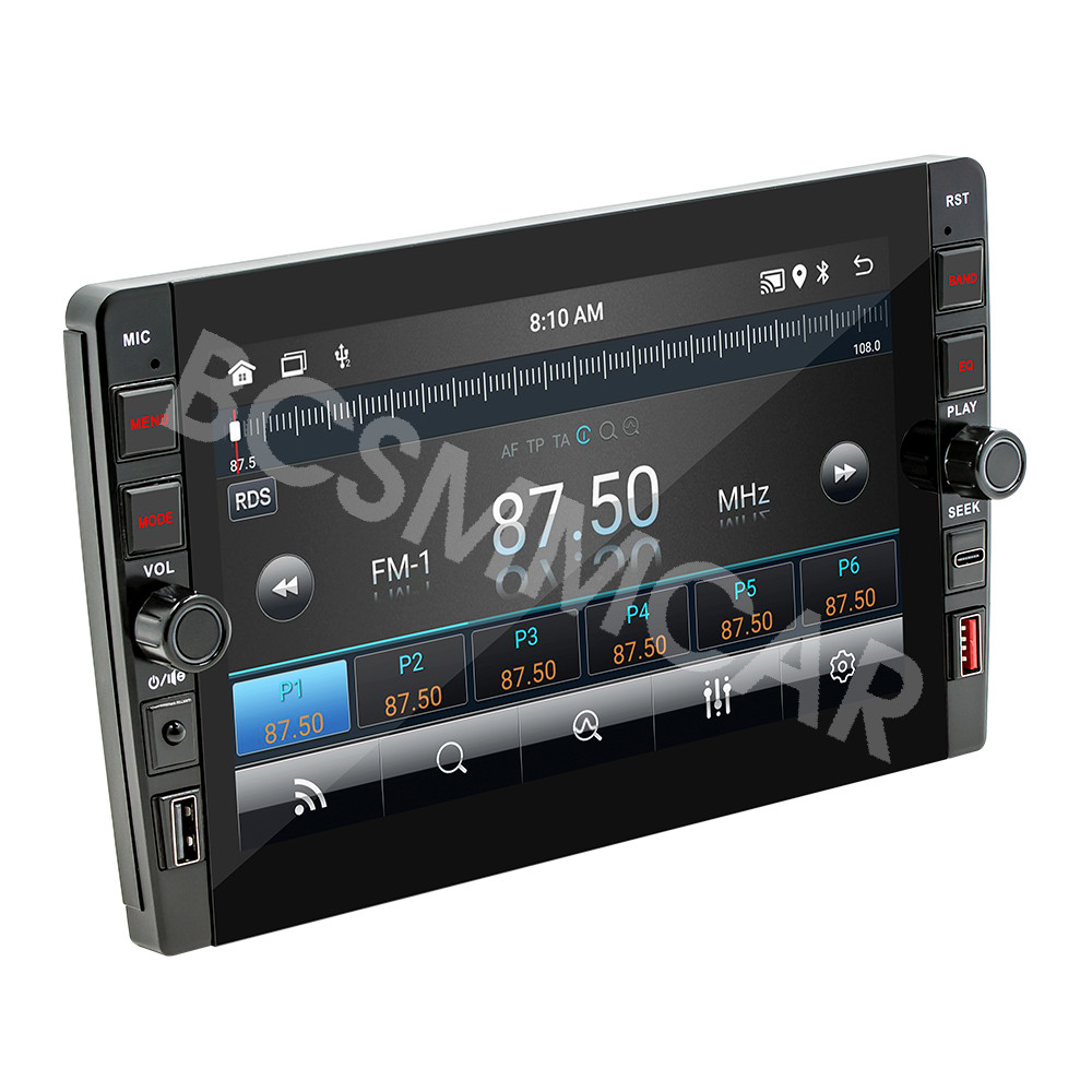 Stereo Radio 9in Car GPS Navigation Android 12 MP5 Player WIFI/FM/USB Head Unit