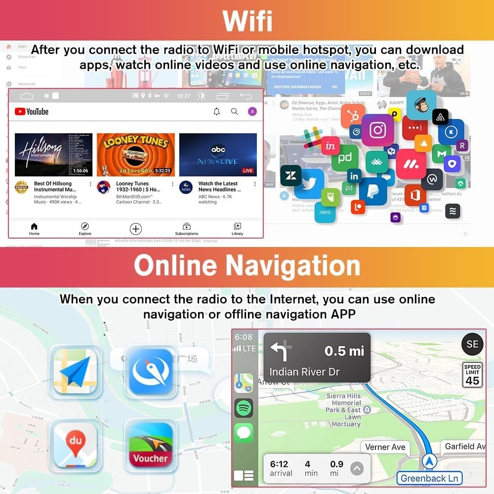 Chevrolet Suburban Tahoe Yukon 2015-2019 with 10.1 inch Touchscreen, Carplay
