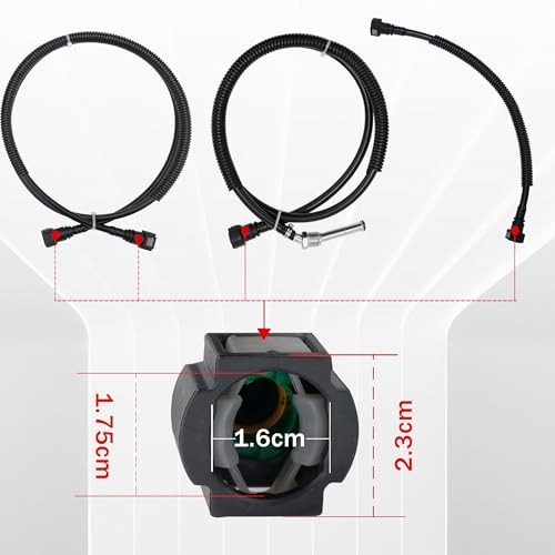FL-FG0810 Fuel Lines Kit Nylon Compatible with GMC Yukon 2002-2004, Fit for