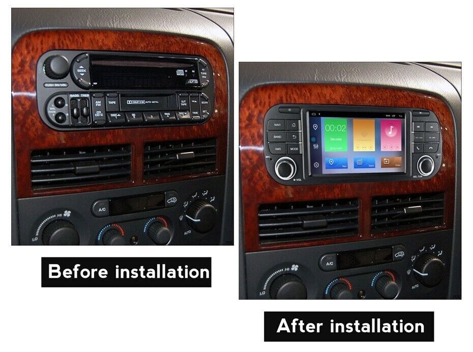 7” Car Stereo Radio Auto Android Carplay 2+32GB For Dodge RAM Jeep Chrysler 300