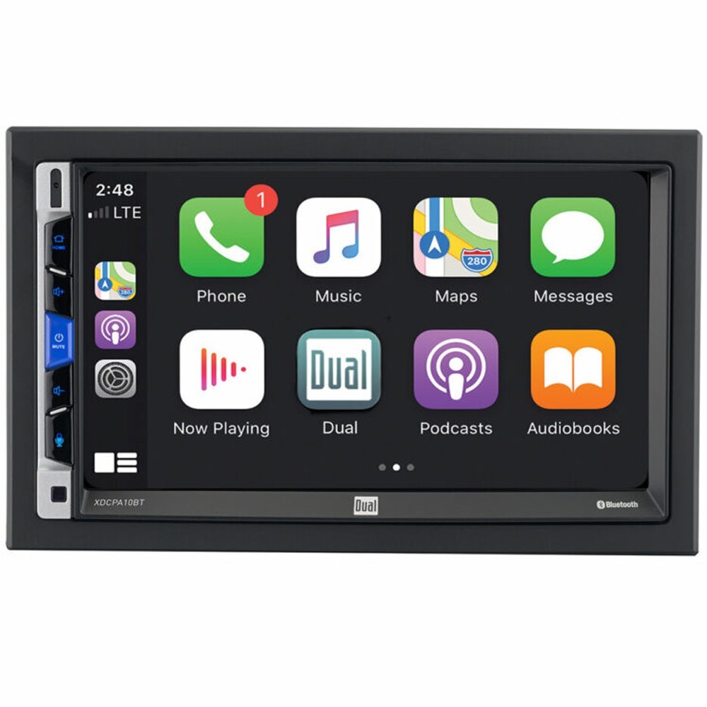 Dual XDCPA10BT AM/FM Radio Apple Carplay Car Stereo for 2003-2007 Honda Accord
