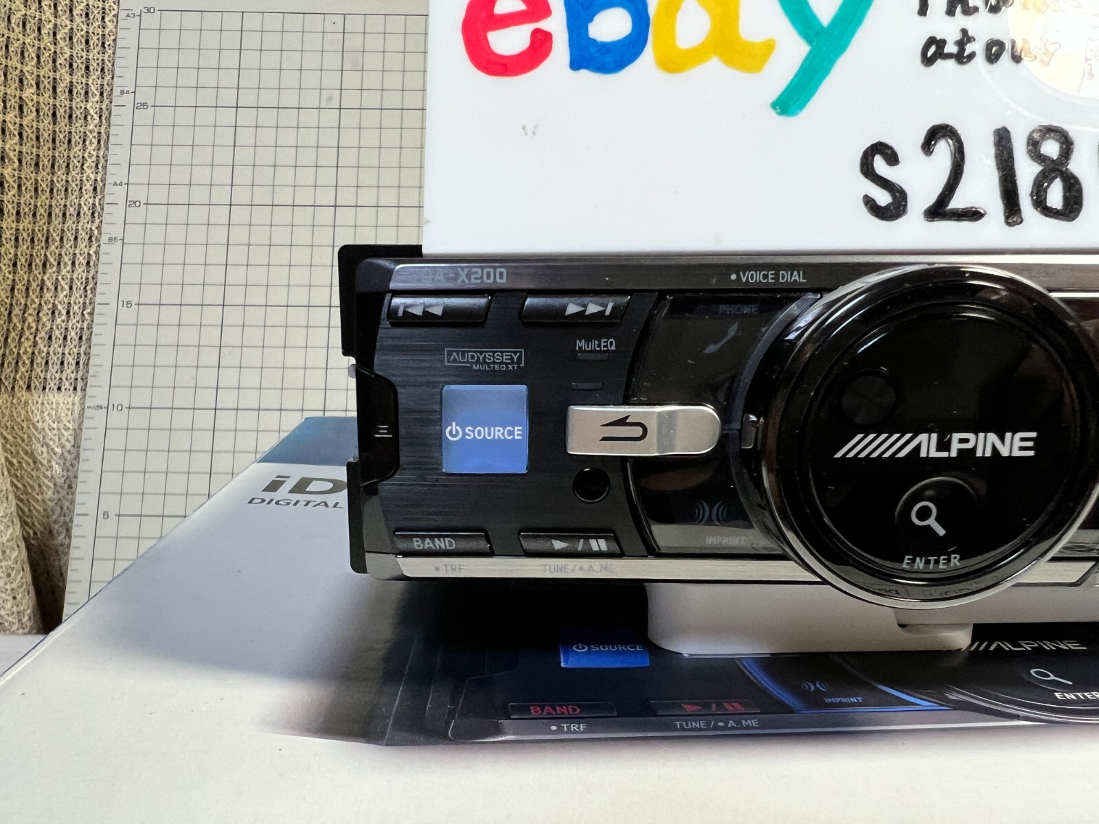 ALPINE iDA-X200 MP3/WMA/AAC USB Player Audio Head Unit Bluetooth JDM Near Mint