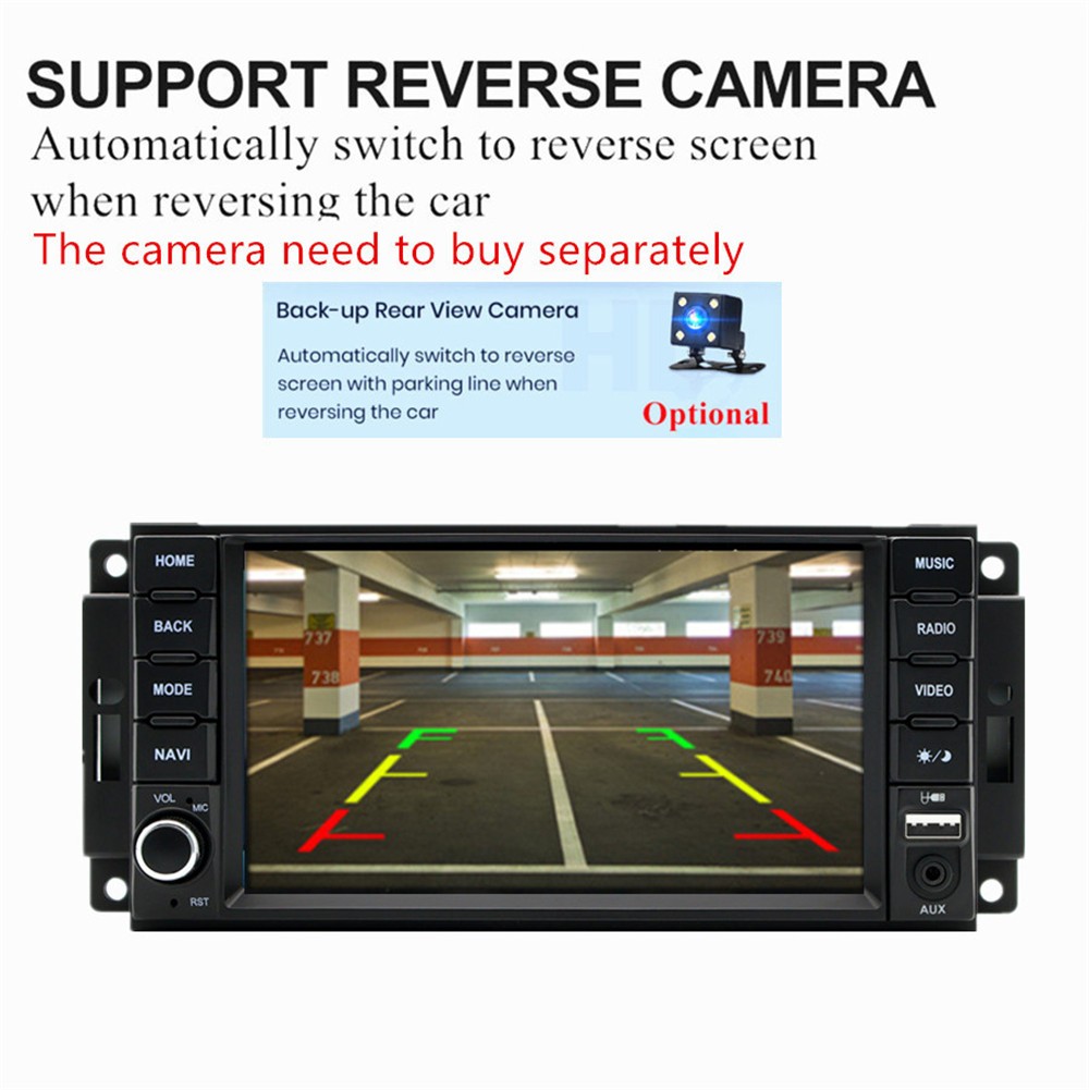 Car Stereo Radio GPS Player WIFI BT For Carplay FFit For Jeep Compass 2010-2016