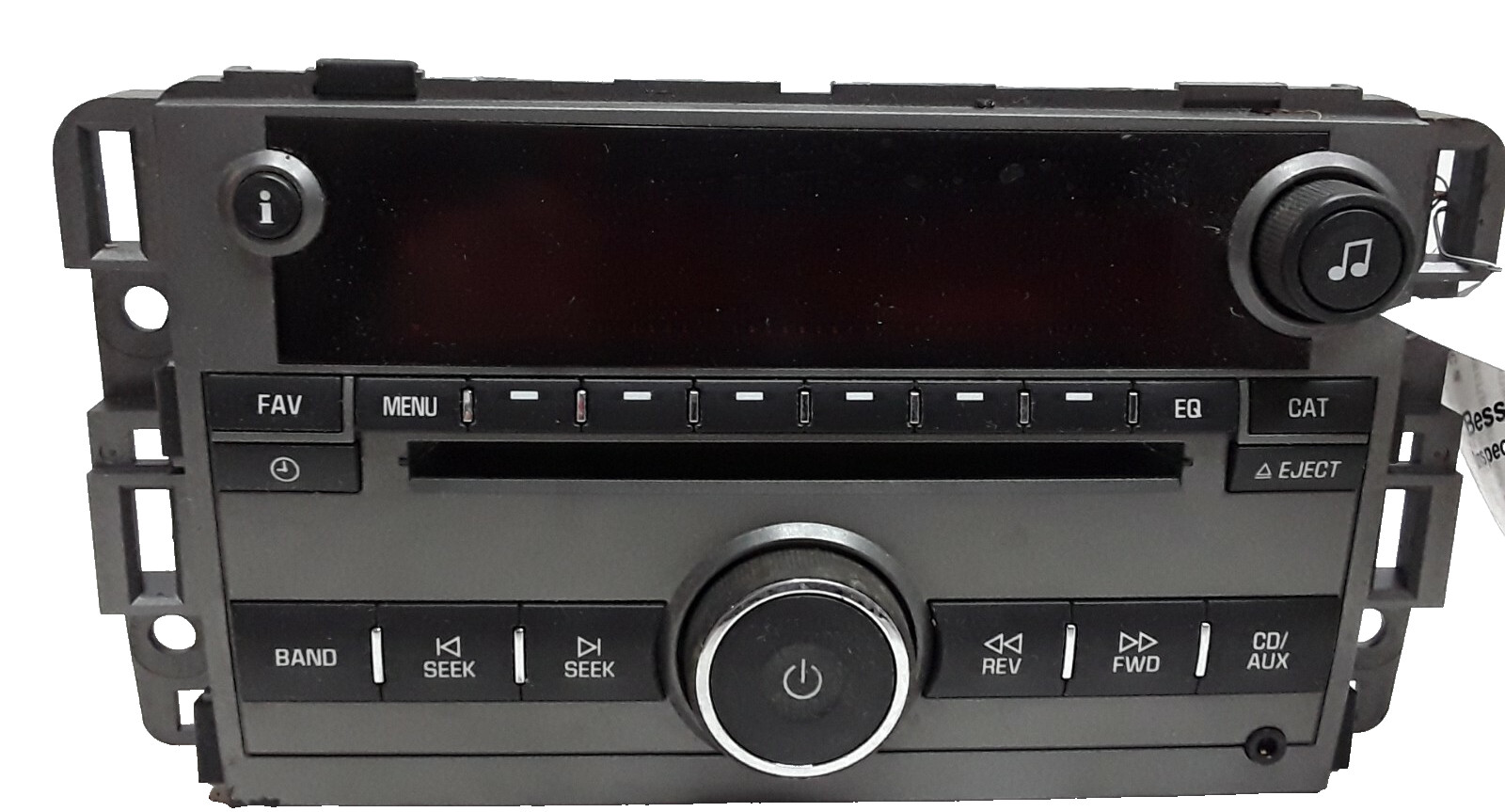 09 10 Saturn Vue AM FM CD radio receiver OEM 20790696
