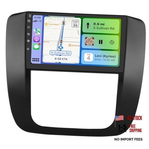 Car Radio Stereo Android 13 for GMC Yukon Chevy Silverado Tahoe Suburban 2007
