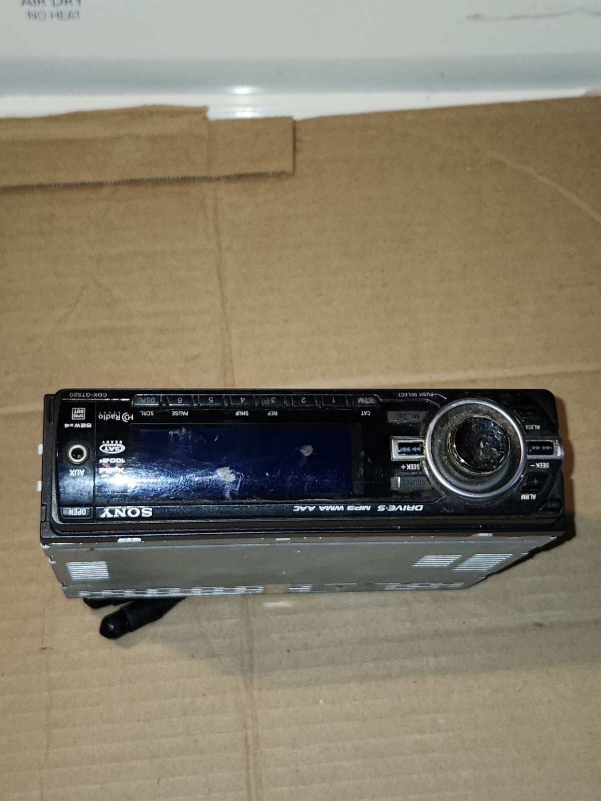 (H8-#2) — Sony GTX-GT520 Compact Disc Player For Auto – Untested