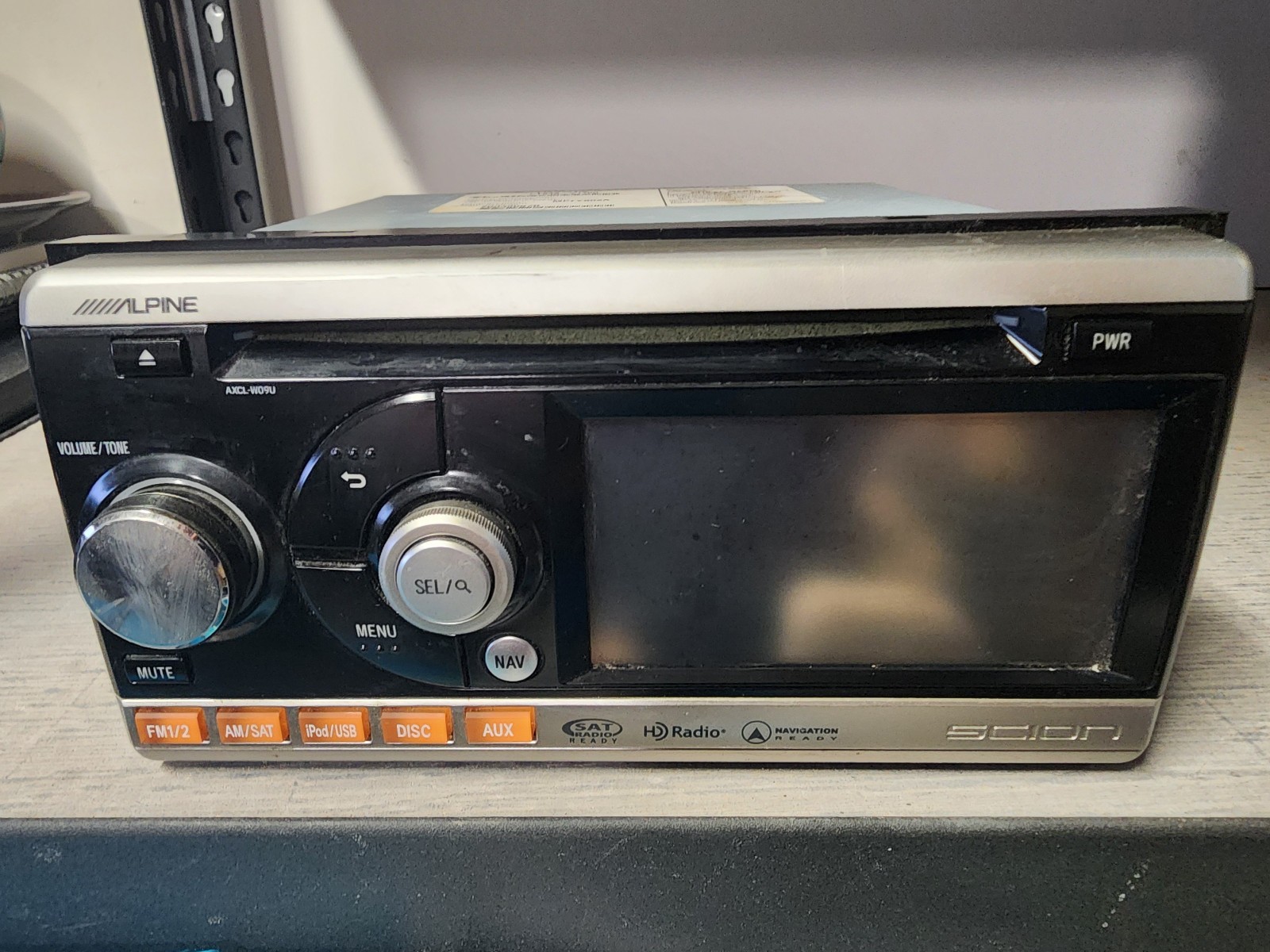 Toyota Scion PT545-21100 Alpine OEM Radio CD Player – Tested and working