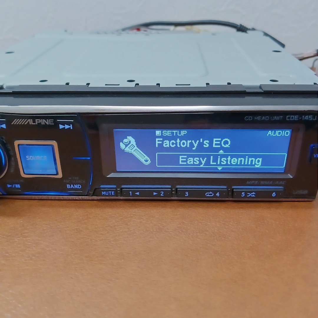 Alpine CDE-145J CD Player Car Audio – Operation Confirmed