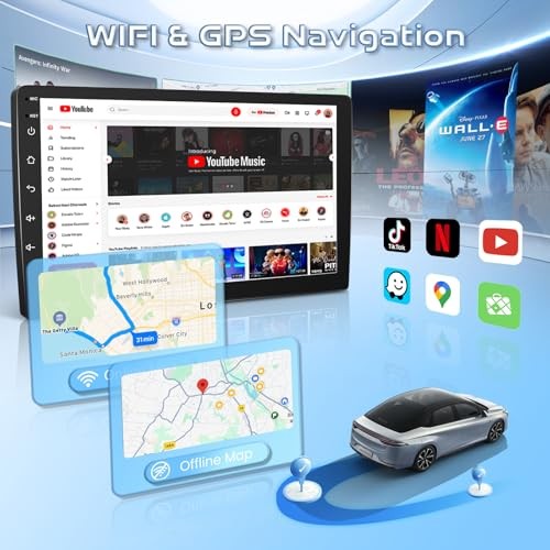 8Core 6G+128G 10″ Car Stereo for Mitsubishi Outlander Sport 2011 8 Core 6G+128G