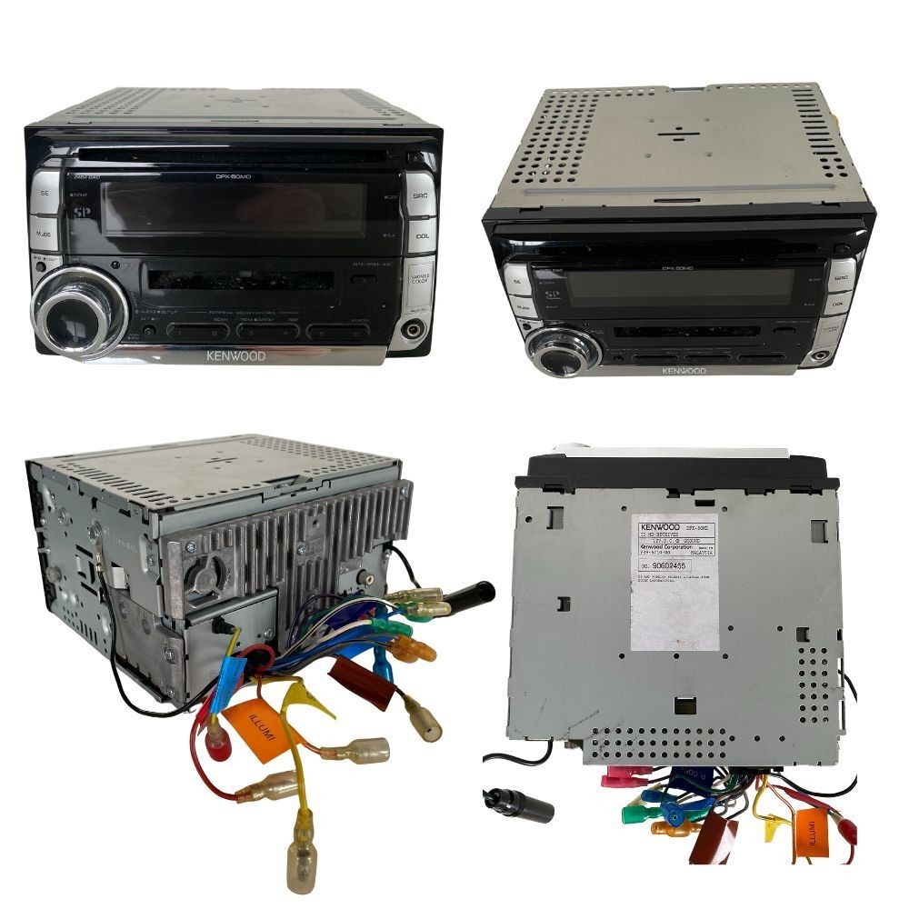 JDM Kenwood DPX-50MD 2DIN CD MD Player AUX MP3 WMA AAC MDLP Radio Stereo Unit