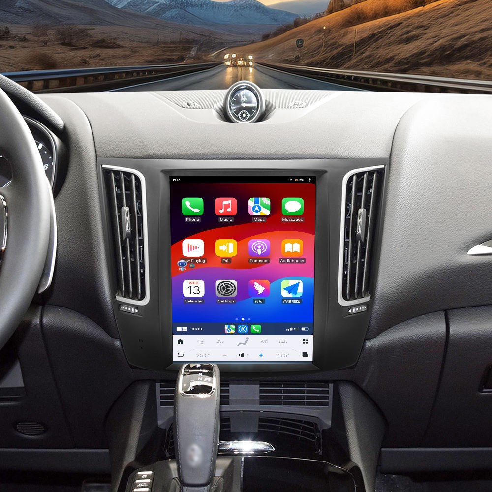 10.4″ Tesla Vertical Screen Car Navi GPS Radio For Maserati Levante 2015-2021