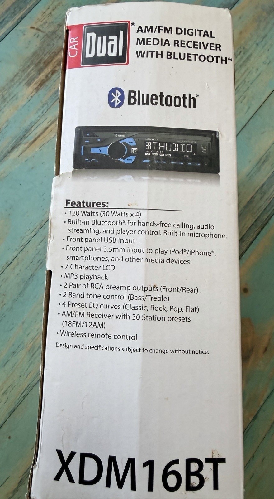 Dual XDM16BT AM/FM digital media receiver Car Stereo