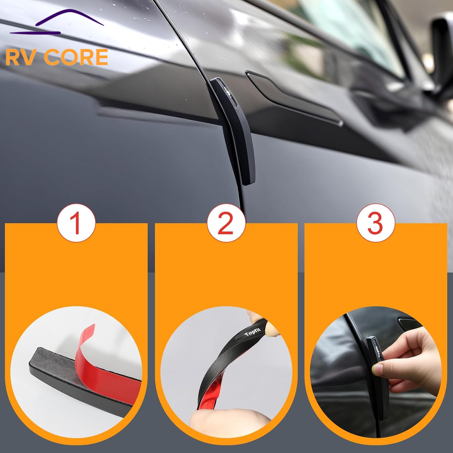 Universal Car Door Edge Guards Bumper Scratch Protector for Cars SUVs Trucks