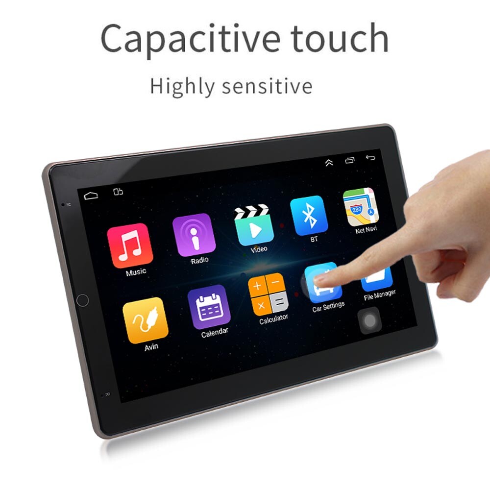 Android 11.0 10.1″ Rotatable Screen Car Stereo Radio GPS Wifi 2Din FM OBD 2+16GB