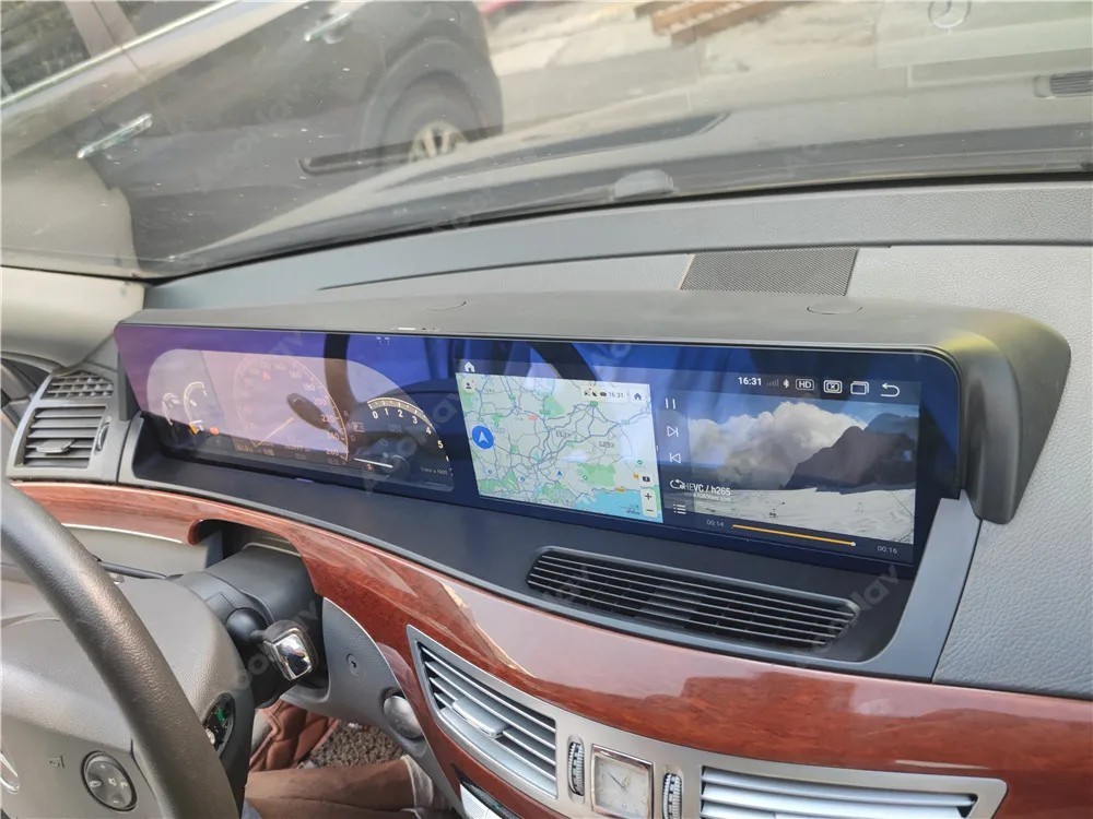 12.3” For 2006-2013 Mercedes Benz S W221 8+256G CarPlay Car Stereo Radio GPS