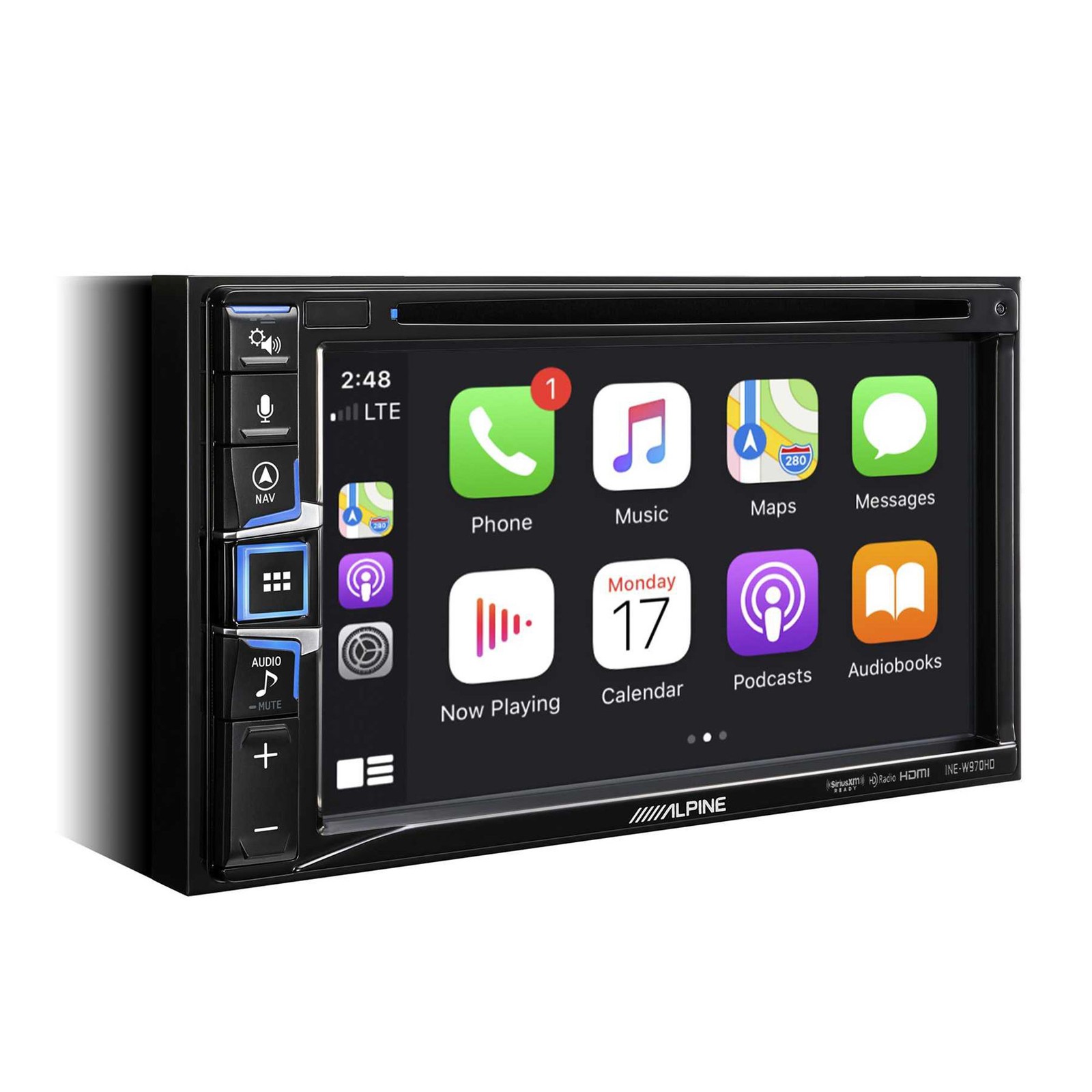 Alpine INE-W970HD CD/DVD GPS Receiver + PAC RPK4-CH4102 Kit for Dodge Durango