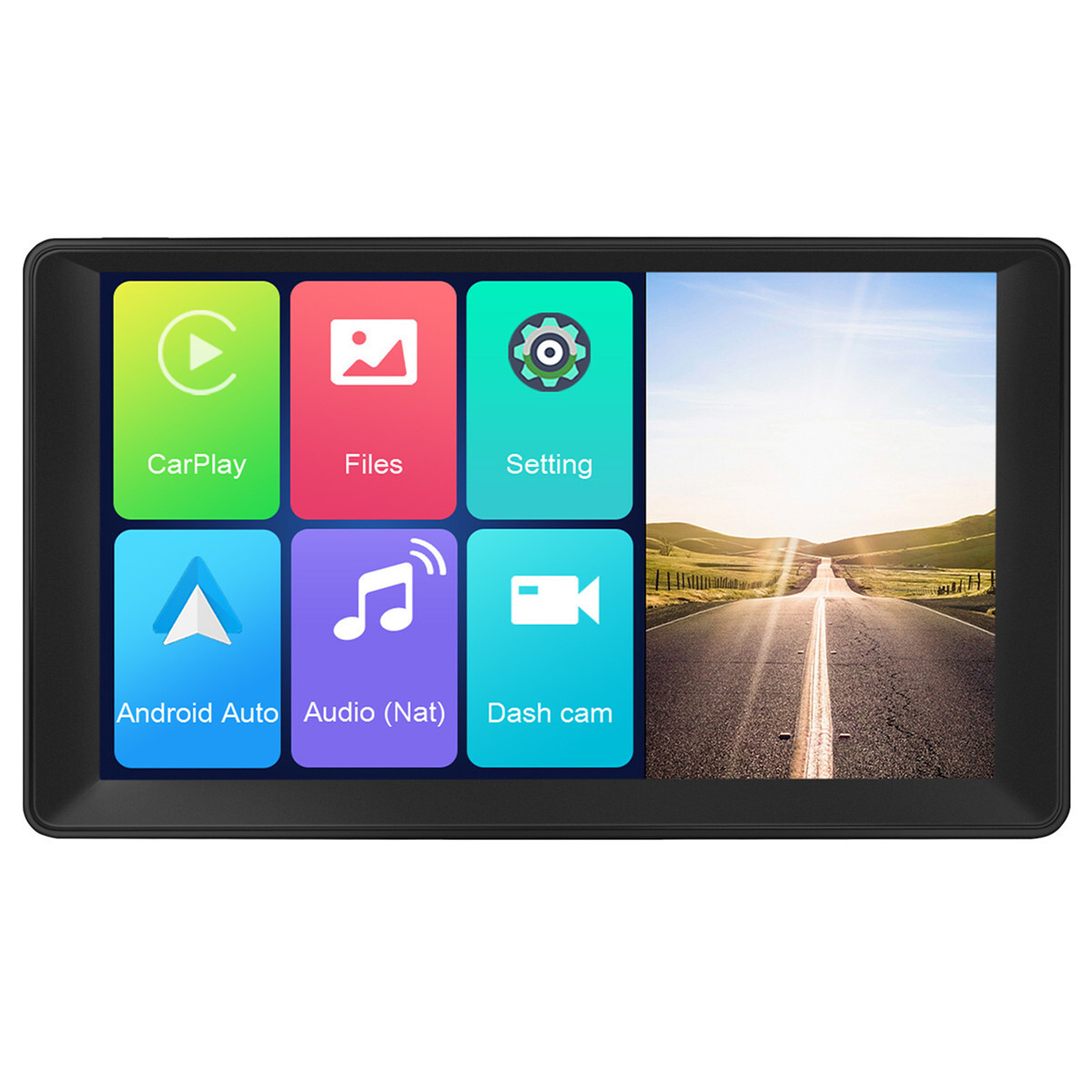 9” Dash Cam Car DVR Camera Video Recorder Portable Monitor Carplay Android Auto