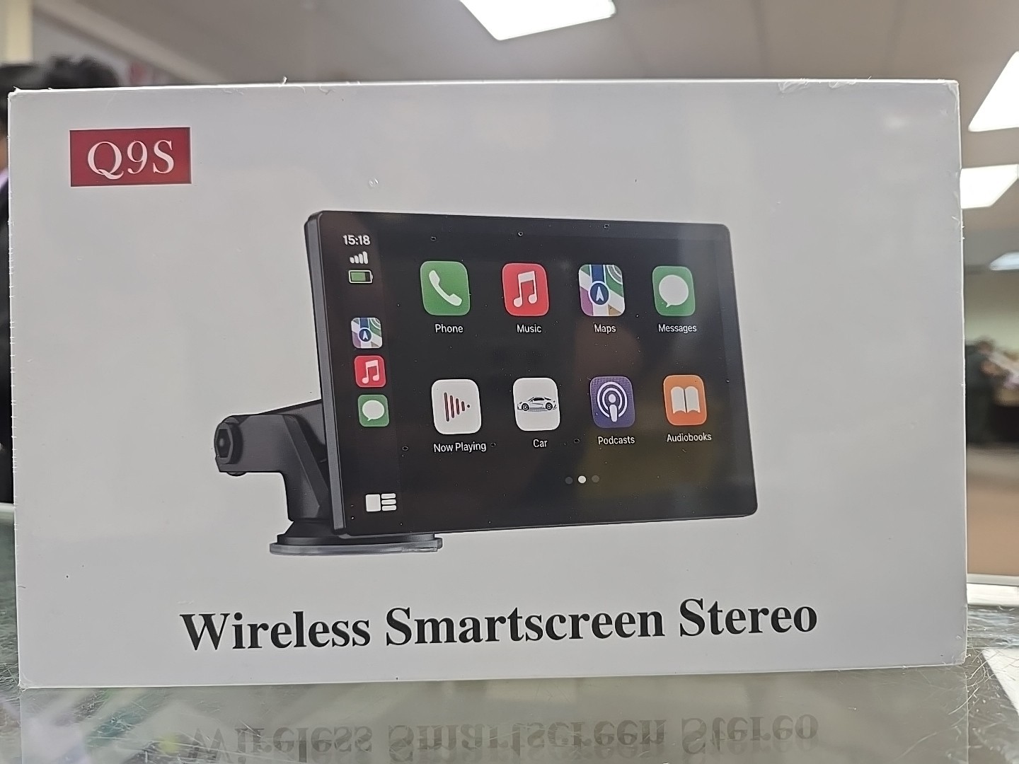 ✅Wireless Carplay Screen for Car with 4K Dash Cam, 9″ Portable Carplay & Android