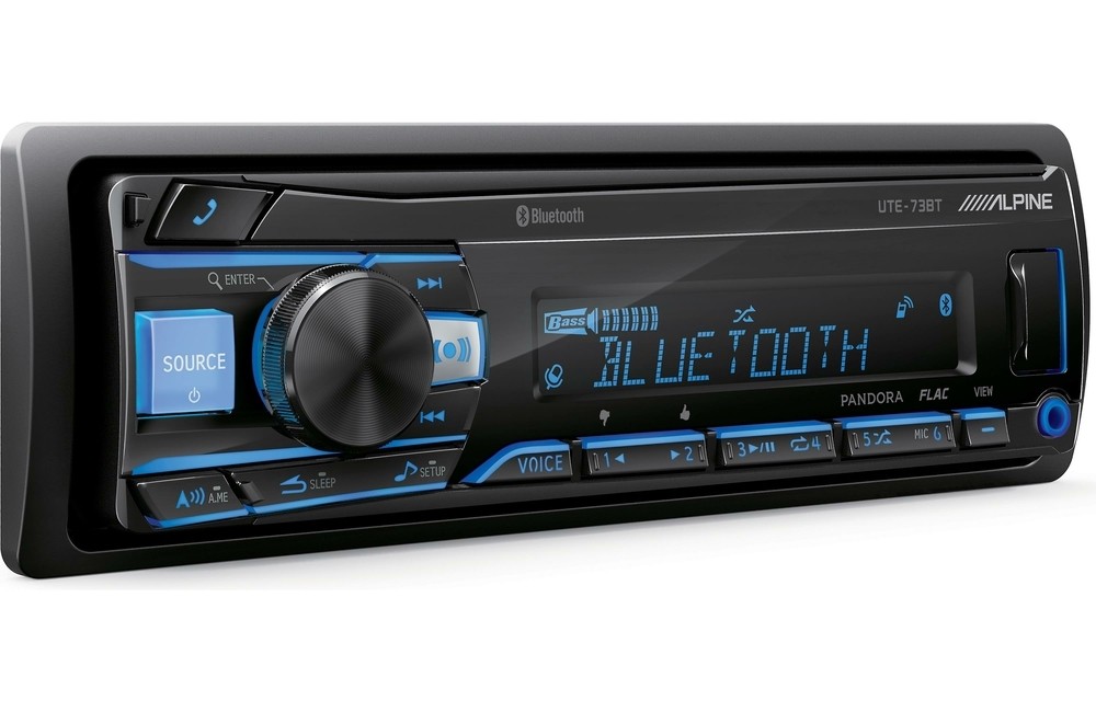 Alpine UTE-73BT Digital Media Receiver + Axxess Steering Wheel Interface