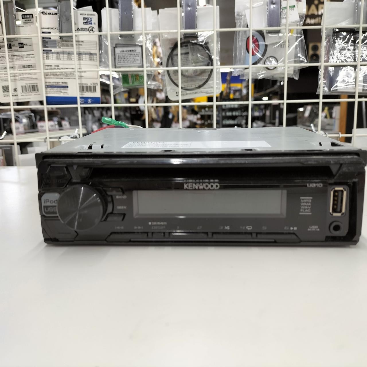 Kenwood U310R Car CD Player with USB, 50W x 4, Used Japan