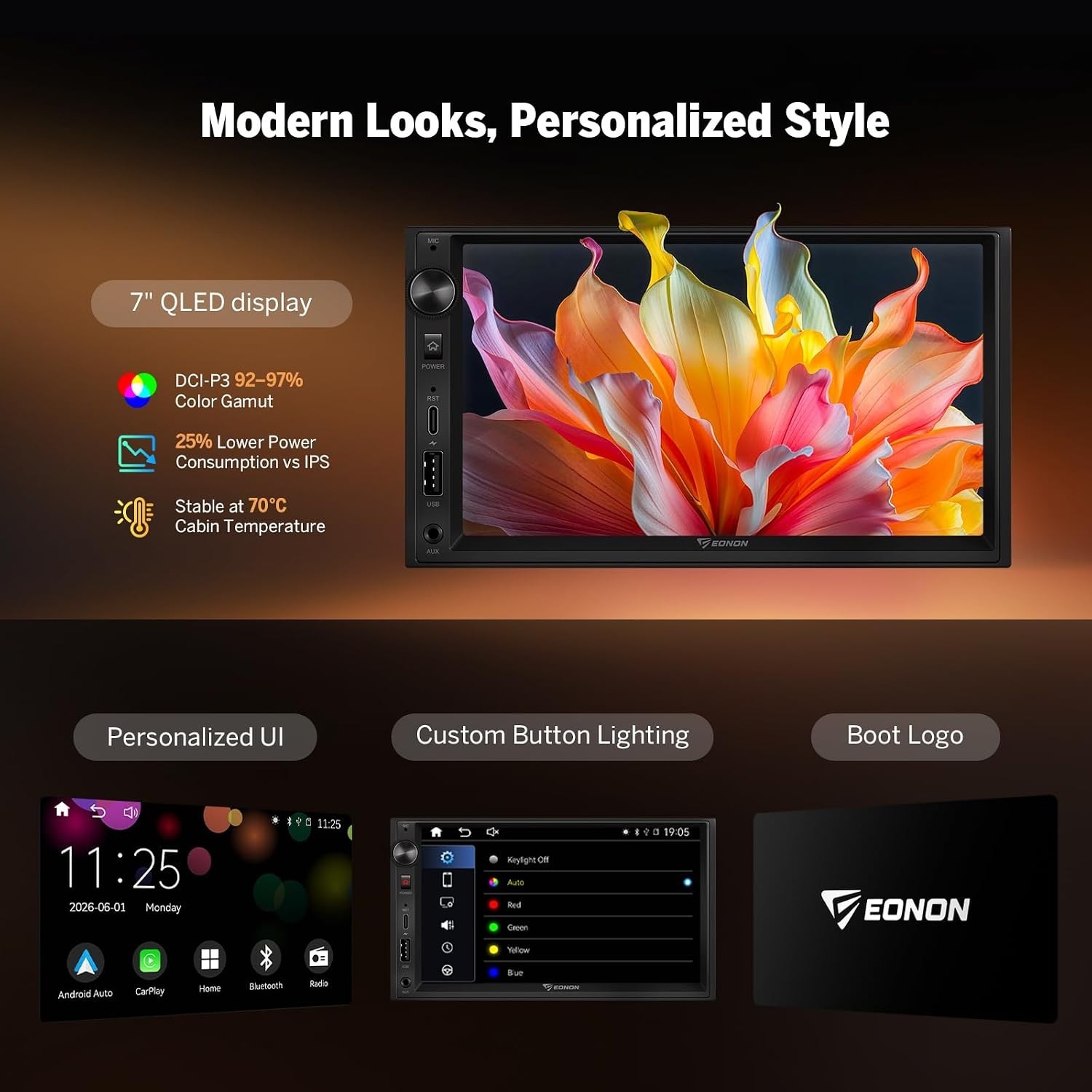 7-Inch X3 Double Din with Bluetooth, AHD Camera & MirrorLink for Smart Driving
