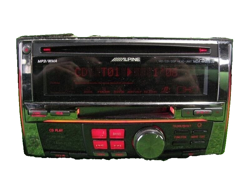 JUNK ALPINE MDA-W920JB Mini Disc MD/CD Player Car Stereo rare item from japan