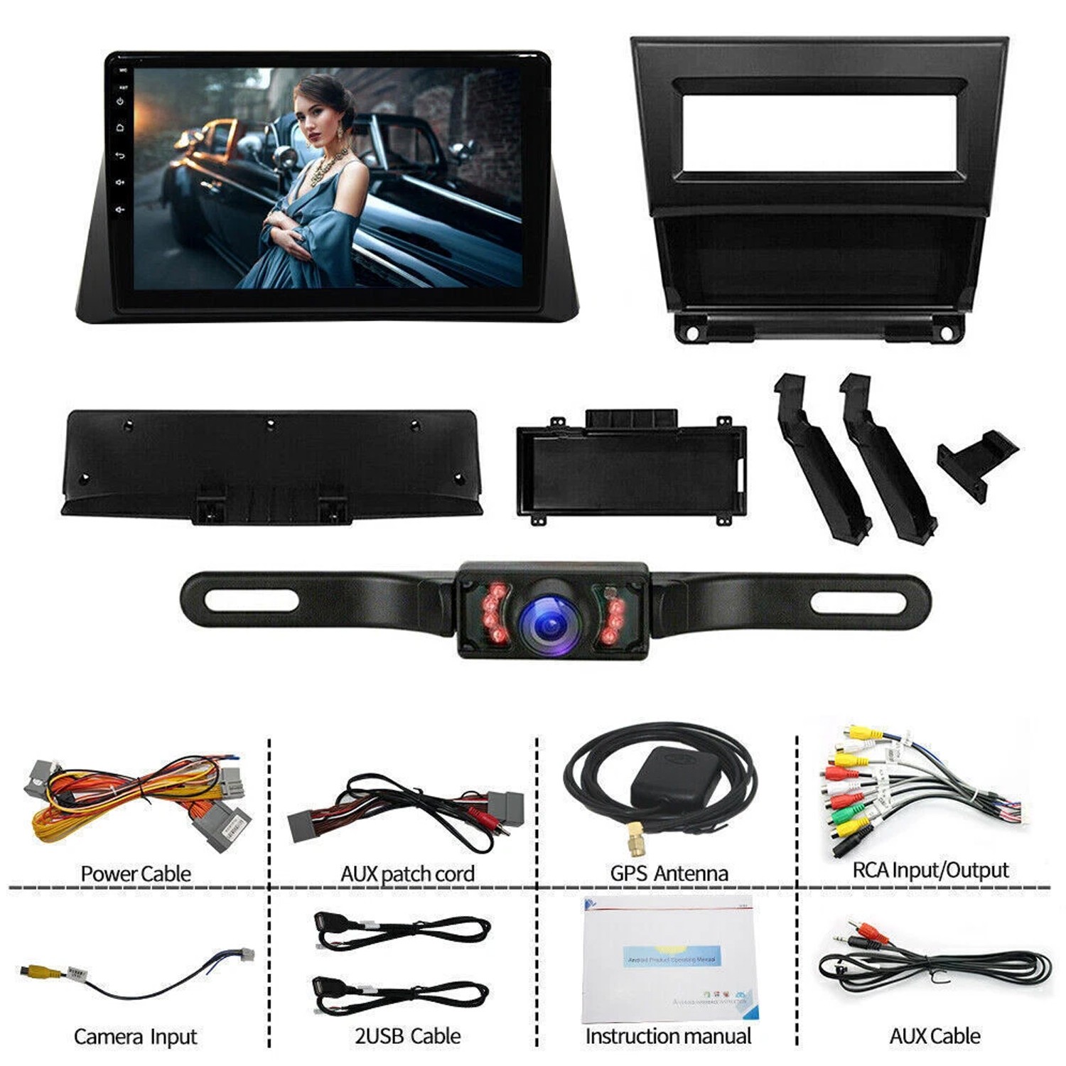 ANDROID 12.0 FOR HONDA ACCORD 2008-2013 CAR STEREO RADIO APPLE CARPLAY GPS WIFI