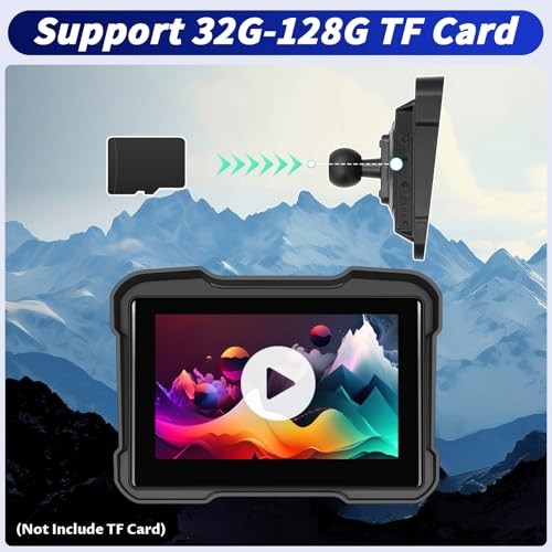 5 Inch IPS Waterproof Portable Motorcycle CarPlay Screen 5 inch with Carplay