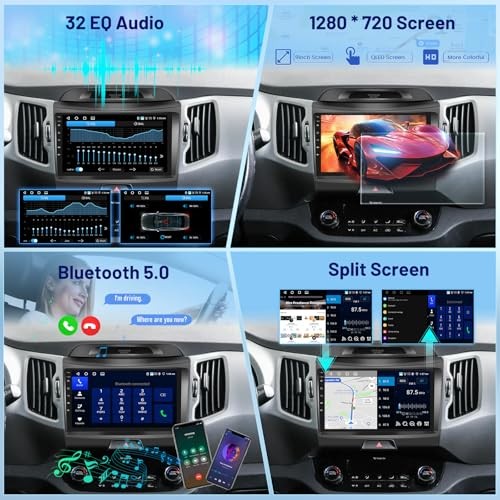 [4G+64G] Car Radio for Kia Sportage 2010-2016 with Wireless 4+64G