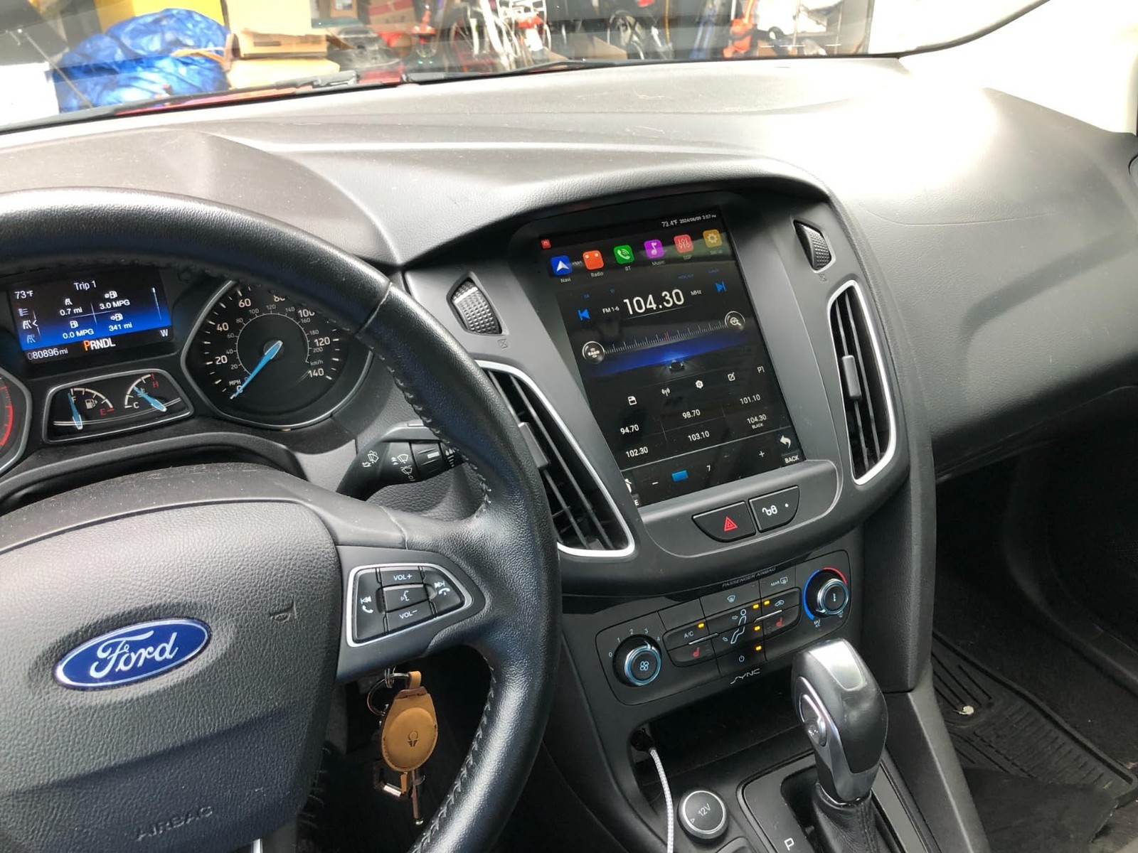 For Ford Focus 2012-2018 Apple Carplay Android 13.0 Car Stereo Radio GPS 2+32GB