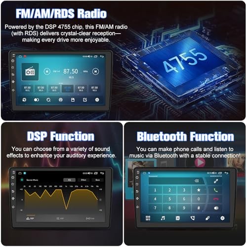 Android [2GB+64GB] Car Radio Stereo Upgrade for Dodge RAM 9″ 64GB