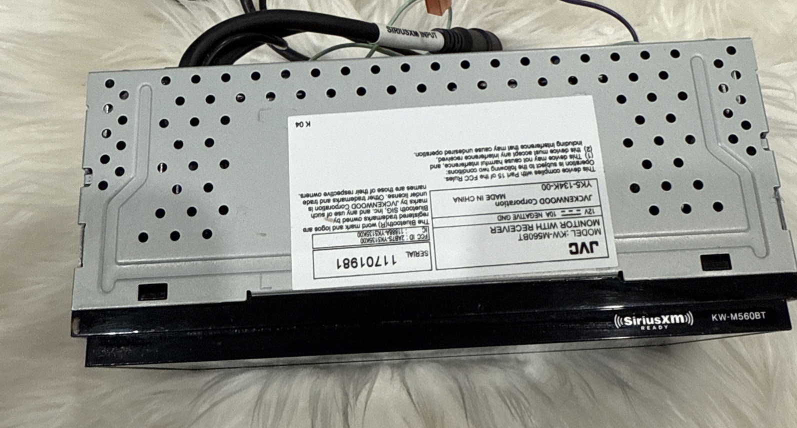 JVC KW-M560BT 2-DIN 6.8″- NOT IN A WORKING CONDITION, FOR PARTS ONLY!